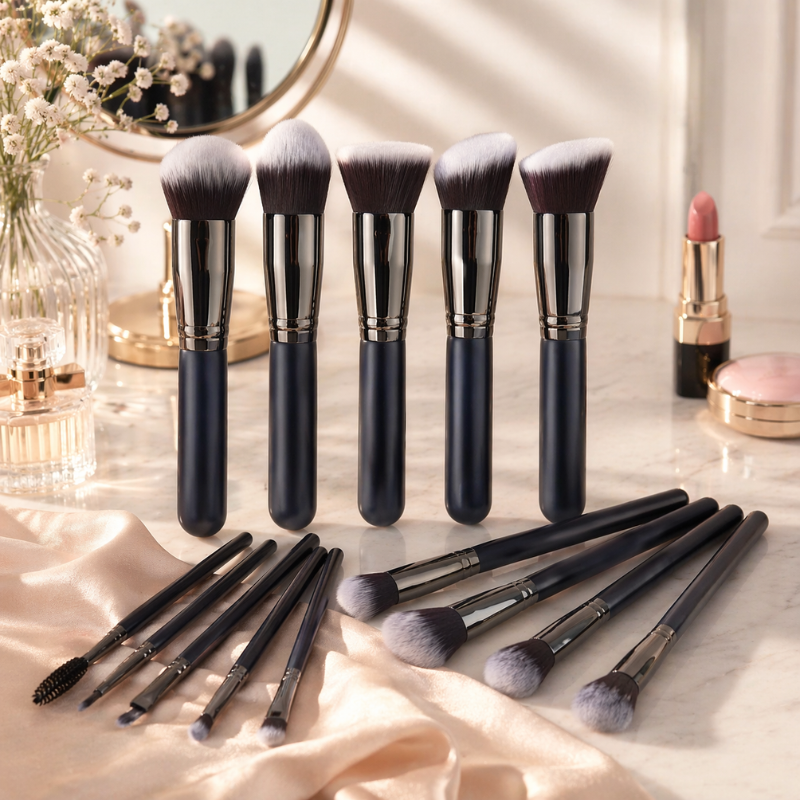 Glam Pro 14 – Kit de 14 Pinceaux de Maquillage