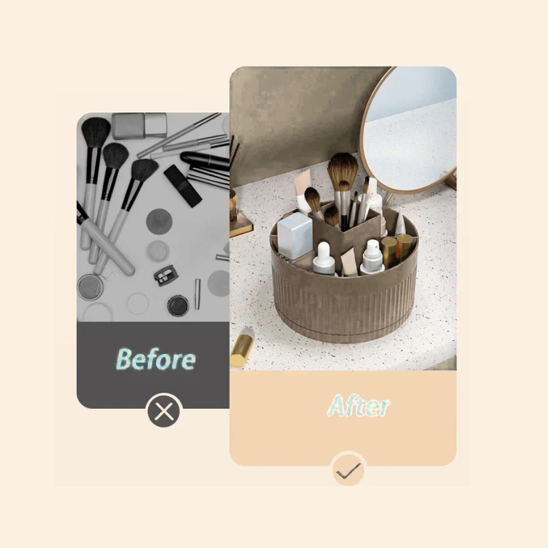 Beauty Spin – L’accessoire de rangement beauté rotatif